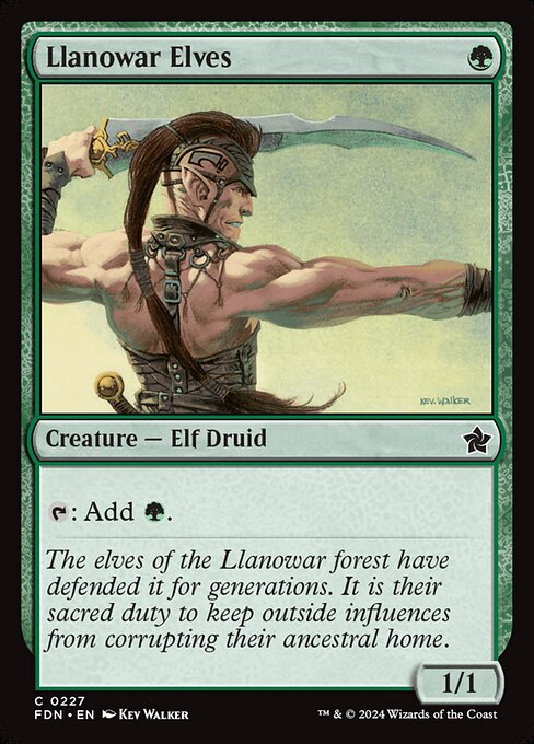 Llanowar Elves - Foundations Magic card