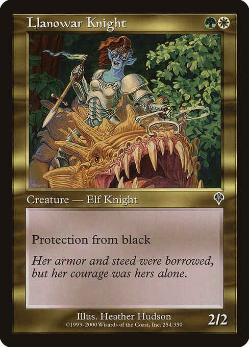 Llanowar Knight - Invasion Magic card