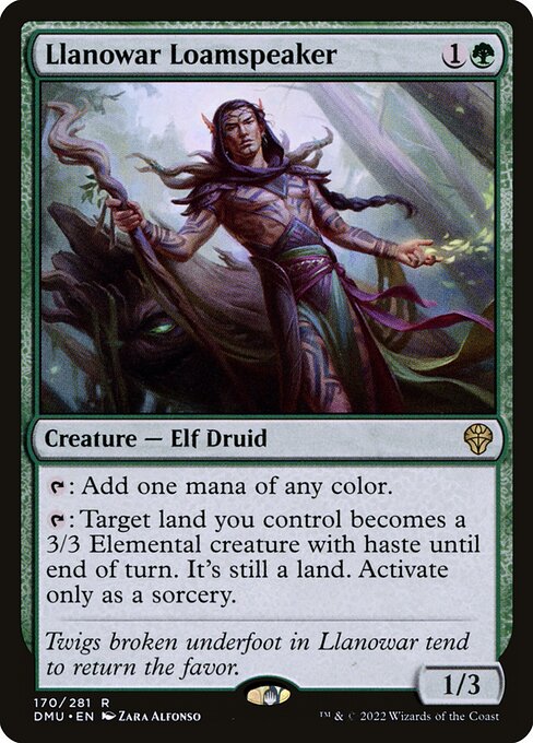 Llanowar Loamspeaker - Dominaria United Magic card
