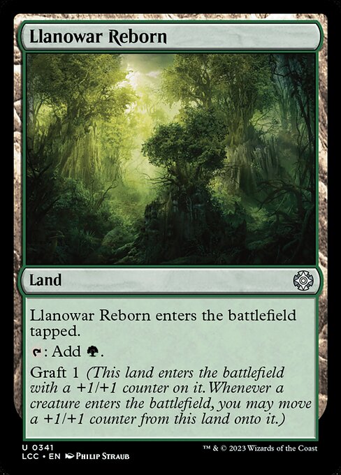Llanowar Reborn - The Lost Caverns of Ixalan Commander Magic card