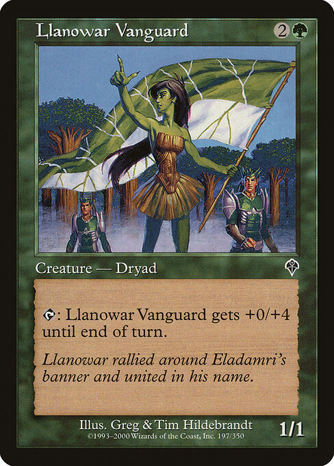 Llanowar Vanguard - Invasion Magic card