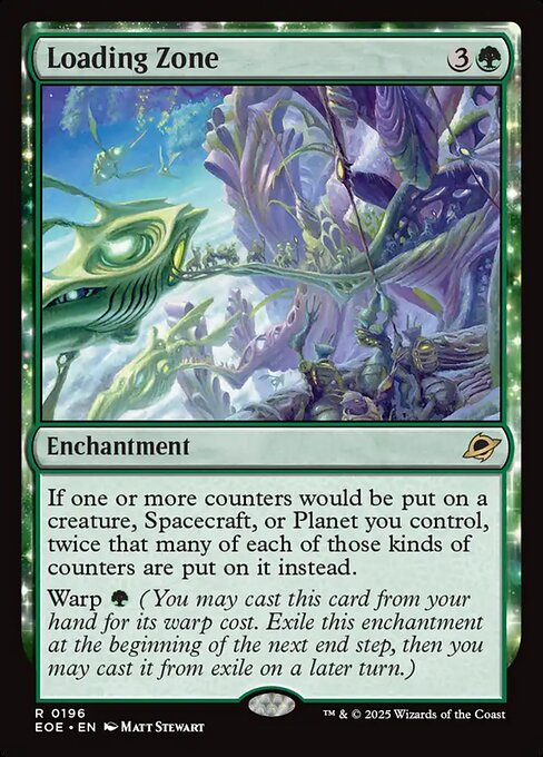 Loading Zone - Edge of Eternities (#196) - Illustrated by Matt Stewart - Magic: The Gathering Card