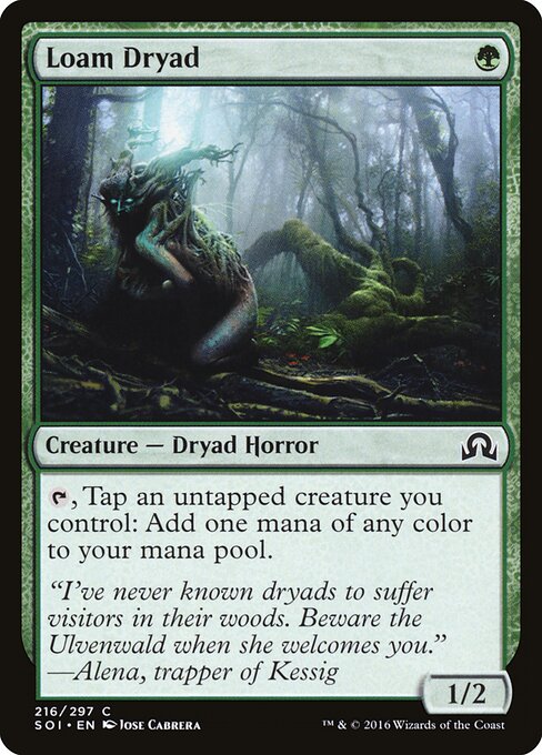 Loam Dryad - Shadows over Innistrad Magic card