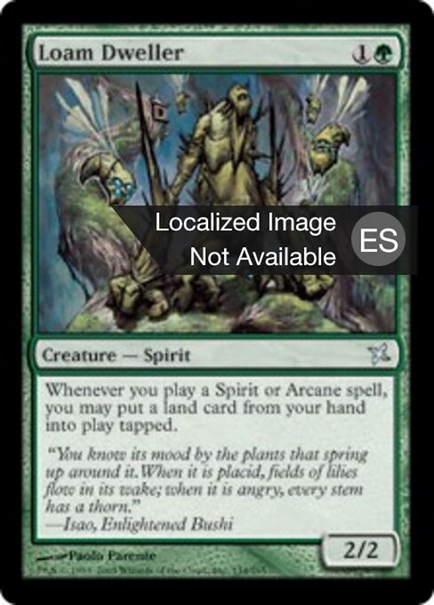 Abitatore dell'Argilla (Loam Dweller) - Betrayers of Kamigawa (#134) - Illustrated by Paolo Parente - Magic: The Gathering Card