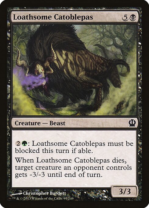 Loathsome Catoblepas - Theros Magic card