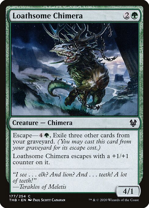 Loathsome Chimera - Theros Beyond Death Magic card