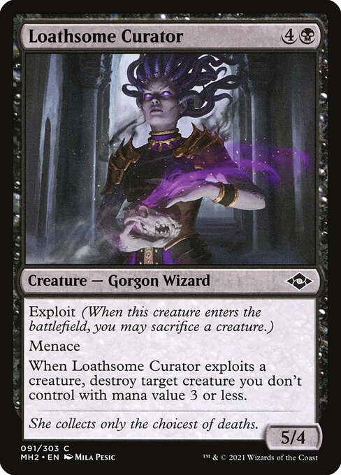 Loathsome Curator - Modern Horizons 2 Magic card