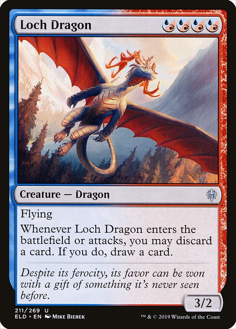 Loch Dragon - Throne of Eldraine Magic card