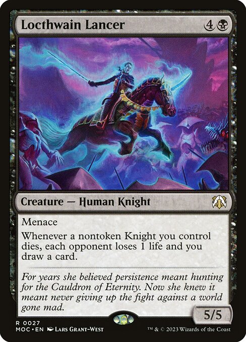 Locthwain Lancer - March of the Machine Commander Magic card