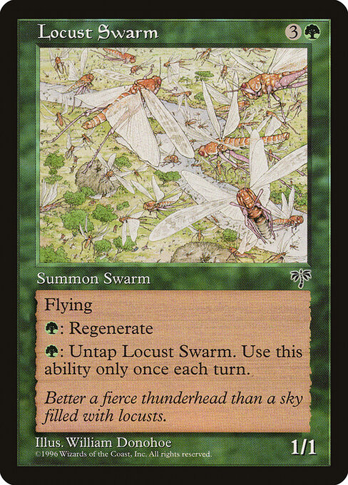 Locust Swarm - Mirage Magic card