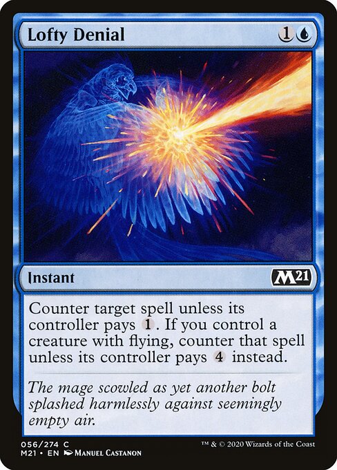 Lofty Denial - Core Set 2021 Magic card