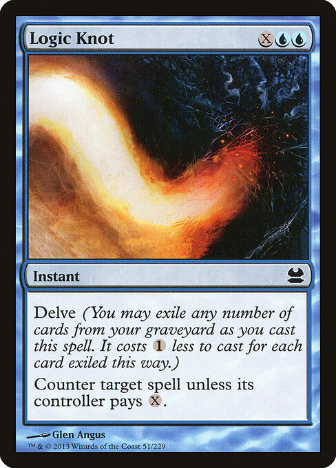 Логический Узел (Logic Knot) - Future Sight (#52) - Illustrated by Glen Angus - Magic: The Gathering Card
