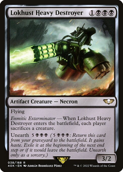 Lokhust Heavy Destroyer - Warhammer 40,000 Commander Magic card