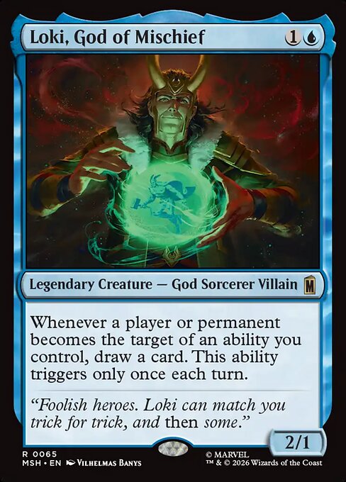 Loki, God of Mischief - Marvel Super Heroes Magic card