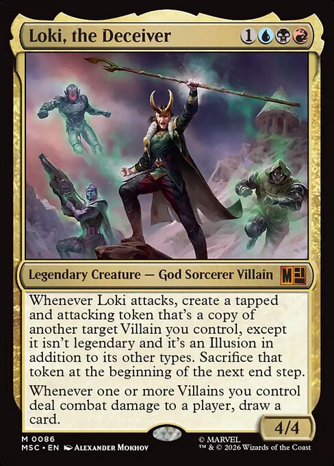 Loki, the Deceiver - Marvel Super Heroes Commander Magic card