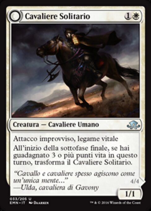Lone Rider // It That Rides as One - Eldritch Moon (#33) - Illustrated by Daarken - Magic: The Gathering Card
