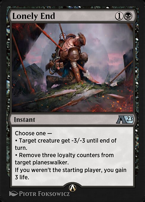 Lonely End - Alchemy: The Brothers' War Magic card
