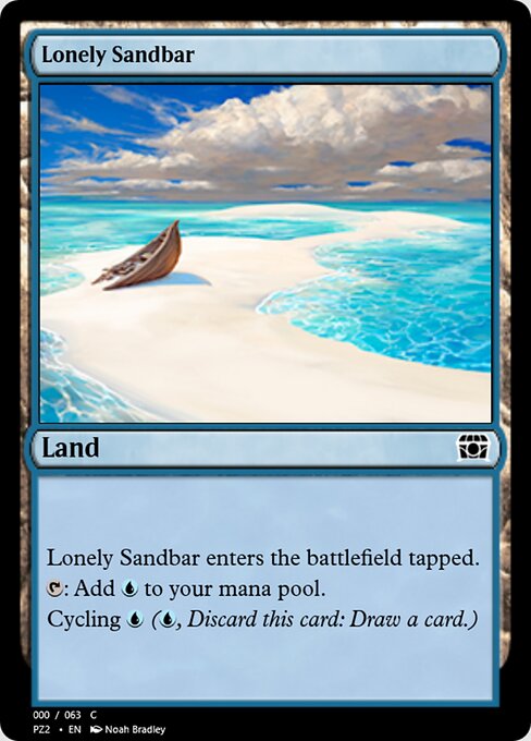 Lonely Sandbar - Treasure Chest (#65863) - Illustrated by Heather Hudson - Magic: The Gathering Card