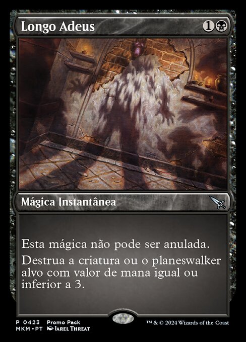 漫长告别 (Long Goodbye) - Murders at Karlov Manor (#423) - Illustrated by Jarel Threat - Magic: The Gathering Card