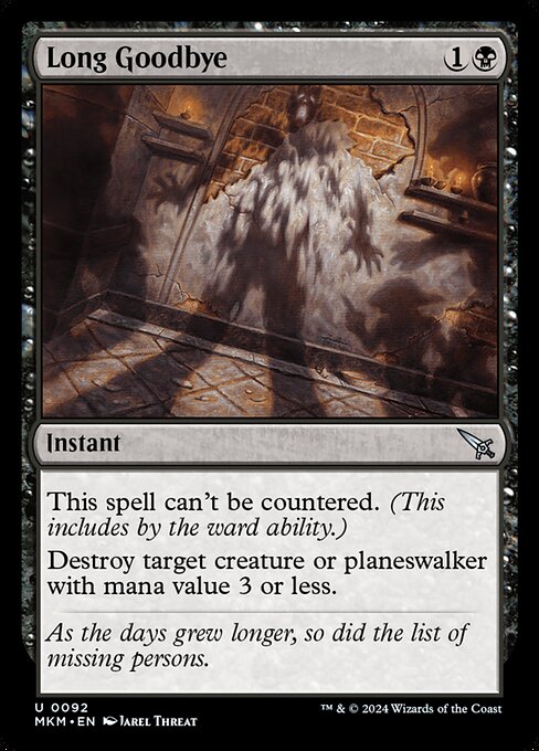 Long Goodbye - Murders at Karlov Manor Magic card