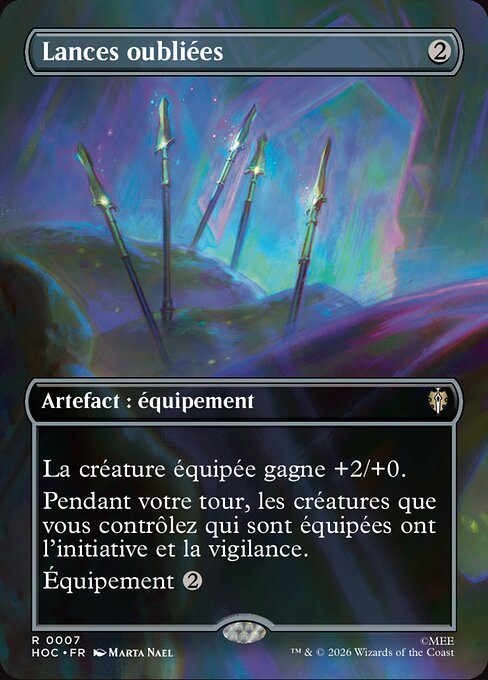 Lang verlorene Lanzen (Long-Lost Lances) - The Hobbit Eternal (#7) - Illustrated by Marta Nael - Magic: The Gathering Card