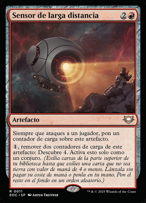 Sensor de larga distancia (Long-Range Sensor) - Edge of Eternities Commander (#11) - Illustrated by Artur Treffner - Magic: The Gathering Card