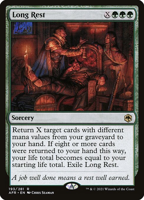Long Rest - Adventures in the Forgotten Realms Magic card