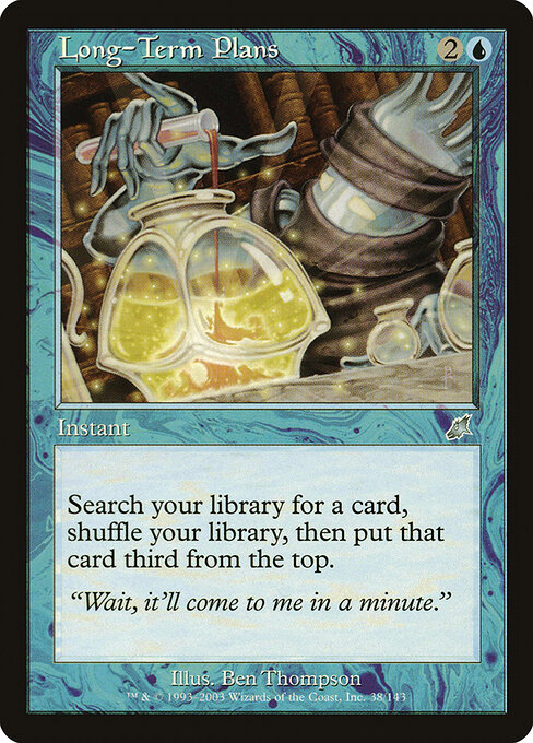 Long-Term Plans - Scourge Magic card