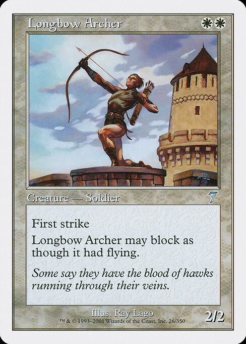 Longbow Archer - Seventh Edition (#26) - Illustrated by Ray Lago - Magic: The Gathering Card