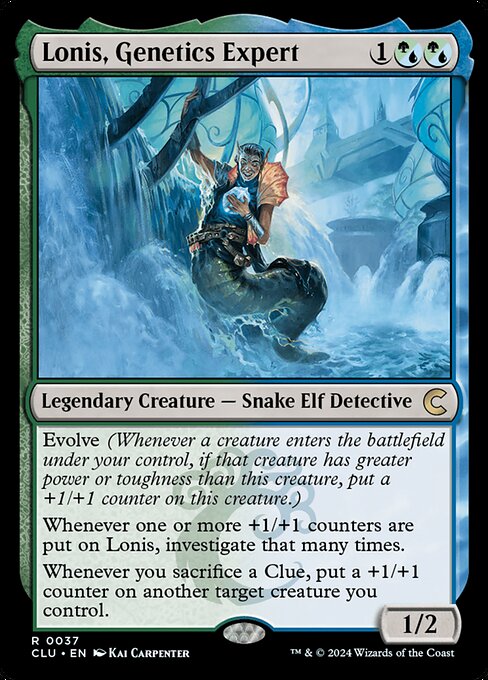 Lonis, Genetics Expert - Ravnica: Clue Edition Magic card