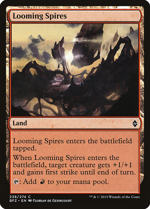 Looming Spires - Battle for Zendikar Magic card