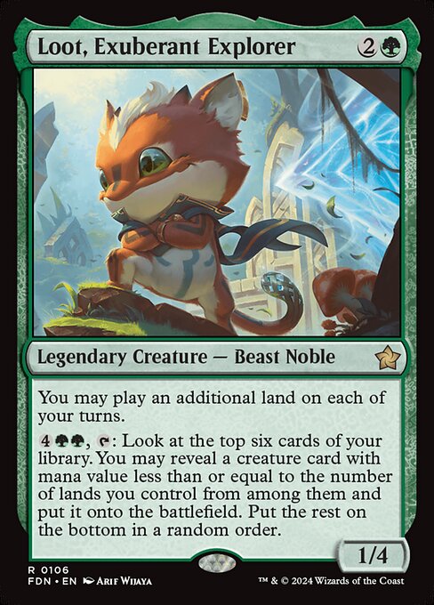 Loot, Exuberant Explorer - Foundations Magic card
