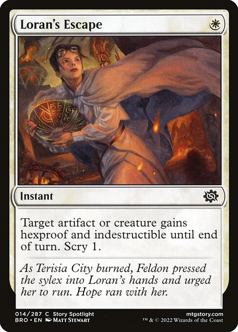 Loran's Escape - The Brothers' War Magic card