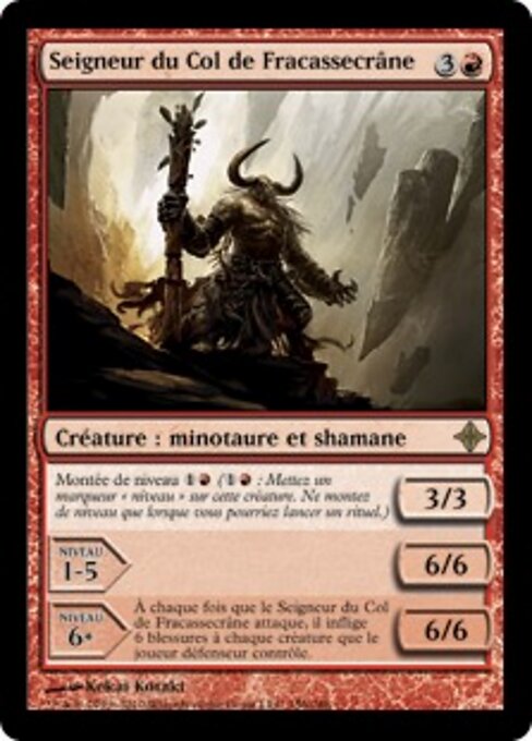Senhor do Passo de Quebra-Crânio (Lord of Shatterskull Pass) - Rise of the Eldrazi (#156) - Illustrated by Kekai Kotaki - Magic: The Gathering Card