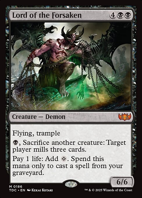 Lord of the Forsaken - Tarkir: Dragonstorm Commander Magic card