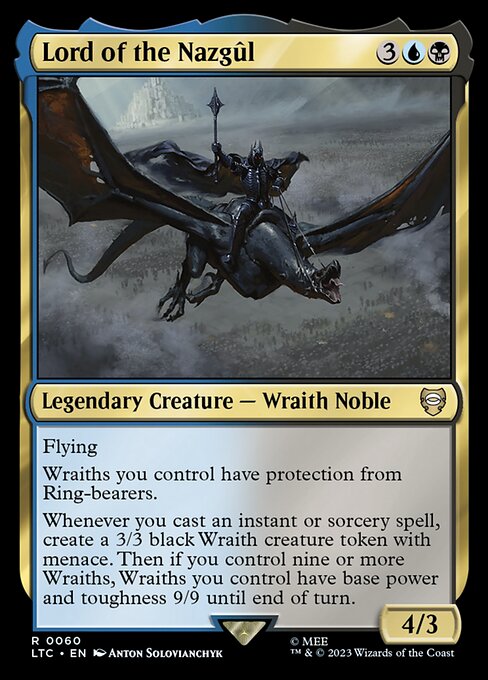 Lord of the Nazgûl - Tales of Middle-earth Commander Magic card