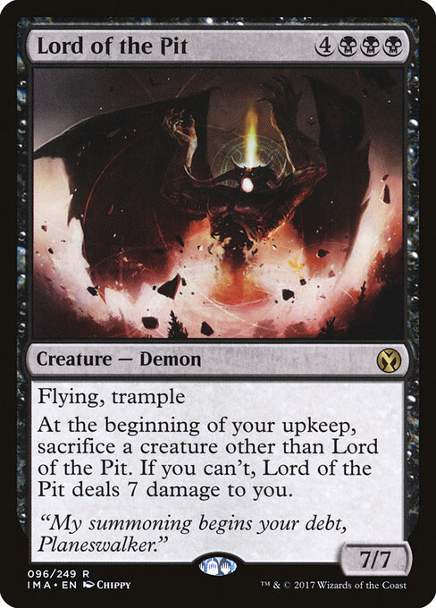 Lord of the Pit - Iconic Masters Magic card