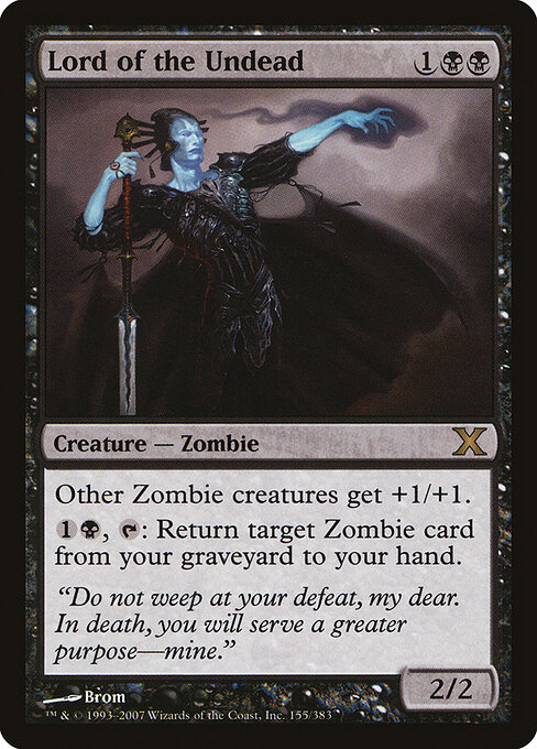 Lord of the Undead - Tenth Edition Magic card