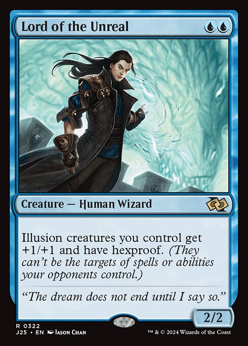 Seigneur de l'irréel (Lord of the Unreal) - Foundations Jumpstart (#322) - Illustrated by Jason Chan - Magic: The Gathering Card