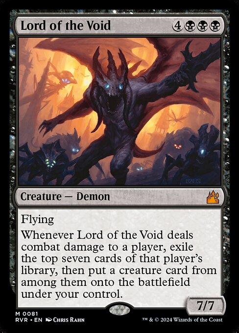 Lord of the Void - Ravnica Remastered Magic card