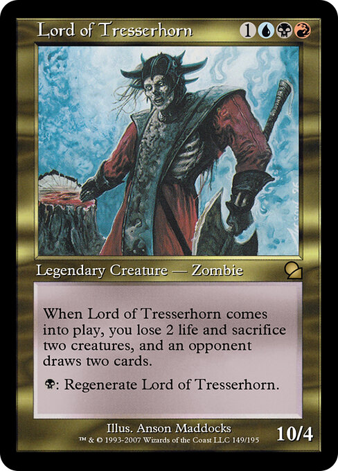Señor de Tresserhorn (Lord of Tresserhorn) - Alliances (#112) - Illustrated by Anson Maddocks - Magic: The Gathering Card