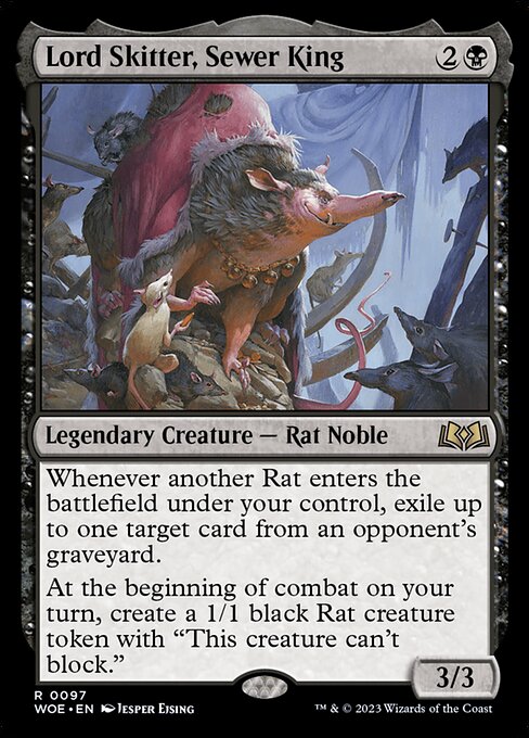 Lord Skitter, Sewer King - Wilds of Eldraine Magic card