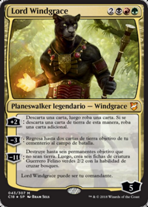 Lord Windgrace - Commander 2018 (#43) - Illustrated by Bram Sels - Magic: The Gathering Card