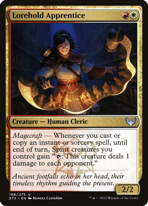 Lorehold Apprentice - Strixhaven: School of Mages Magic card