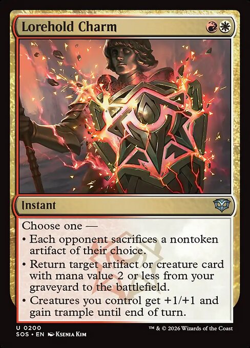 Lorehold Charm - Secrets of Strixhaven Magic card