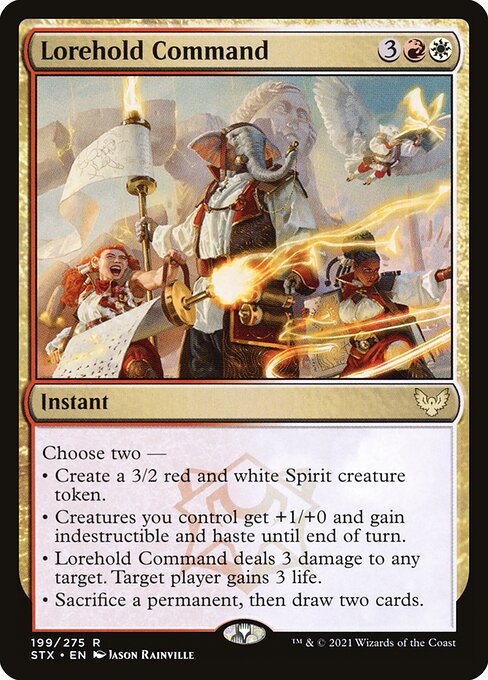 Lorehold Command - Strixhaven: School of Mages Magic card