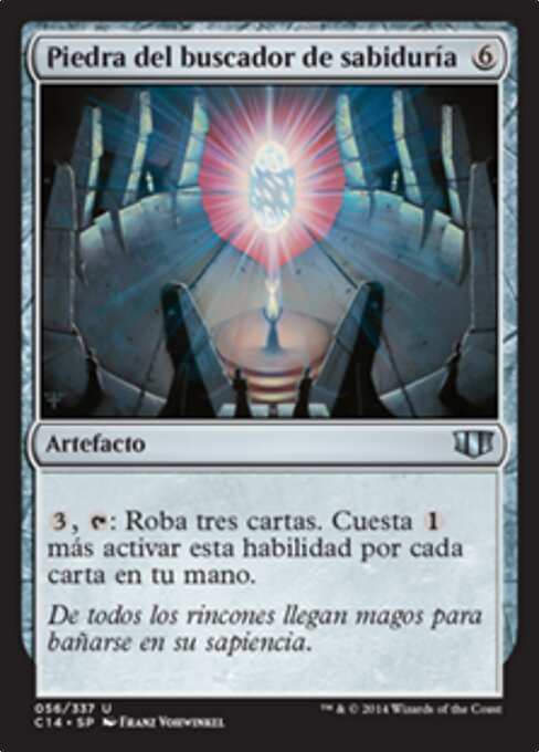 Stein des Sagensuchers (Loreseeker's Stone) - Commander 2014 (#56) - Illustrated by Franz Vohwinkel - Magic: The Gathering Card