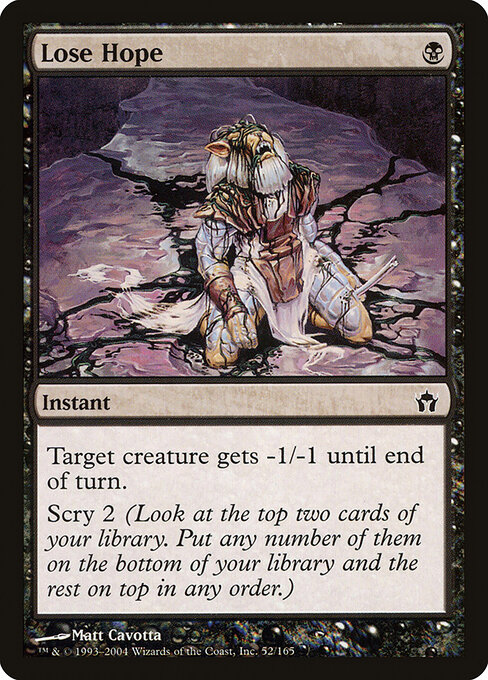 Lose Hope - Fifth Dawn Magic card