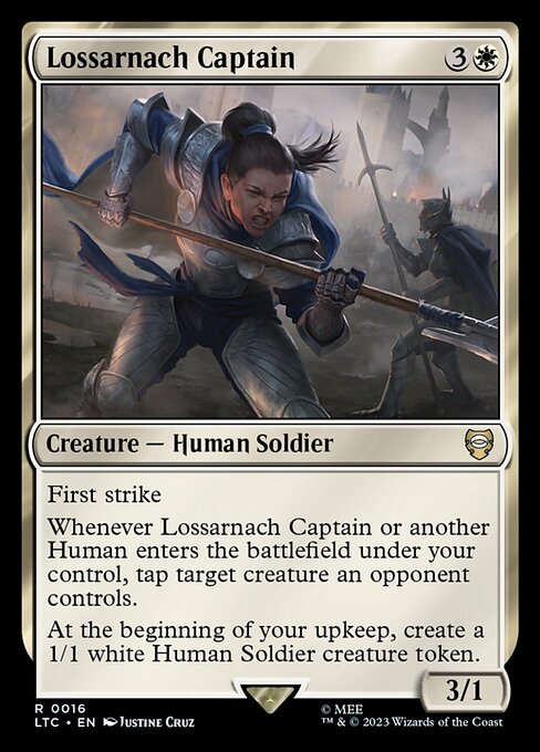 Lossarnach Captain - Tales of Middle-earth Commander Magic card