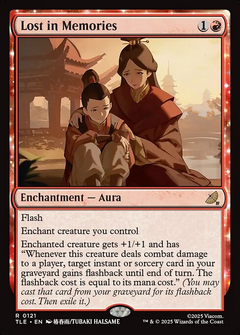 Lost in Memories - Avatar: The Last Airbender Eternal (#121) - Illustrated by Tubaki Halsame - Magic: The Gathering Card